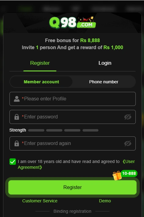 Q98 Game